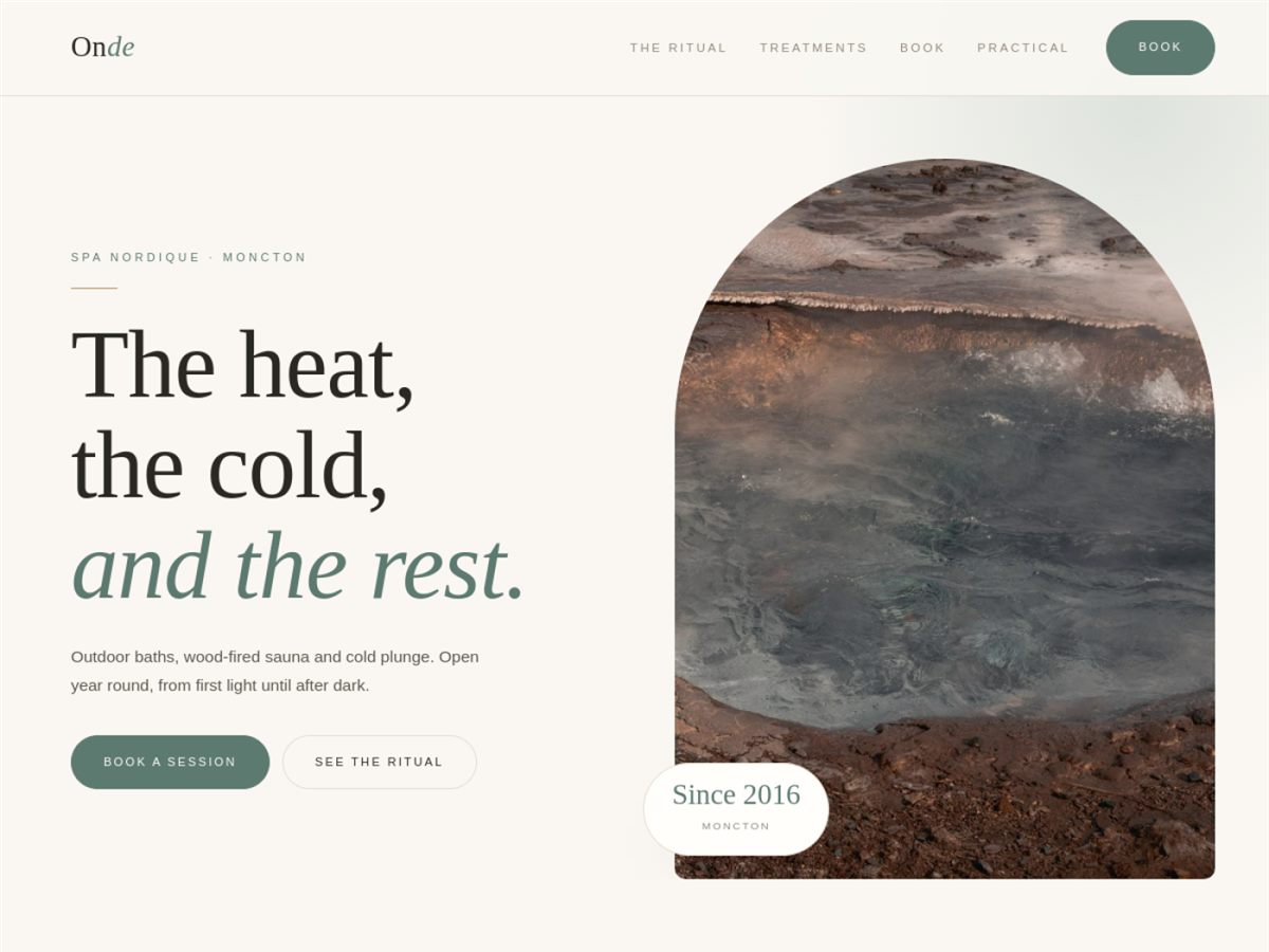 Onde — Nordic spa