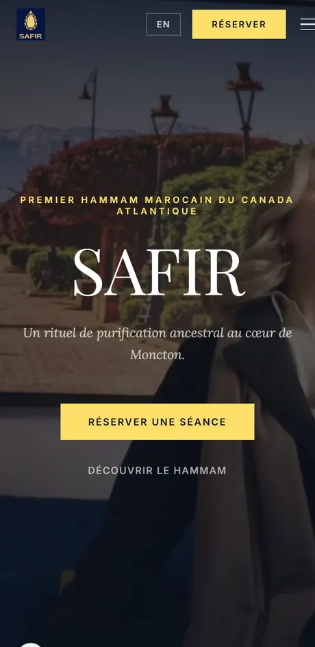 SAFIR Hammam's new website